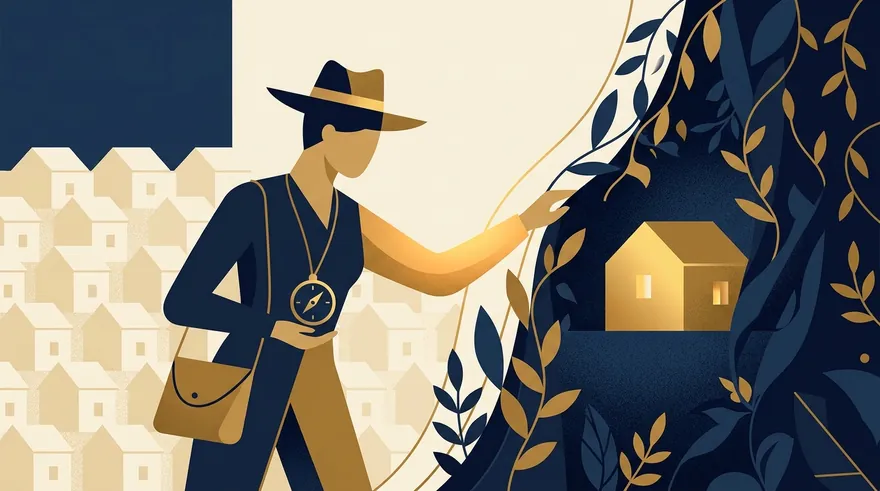 Reaching past the visible market to reveal a hidden home